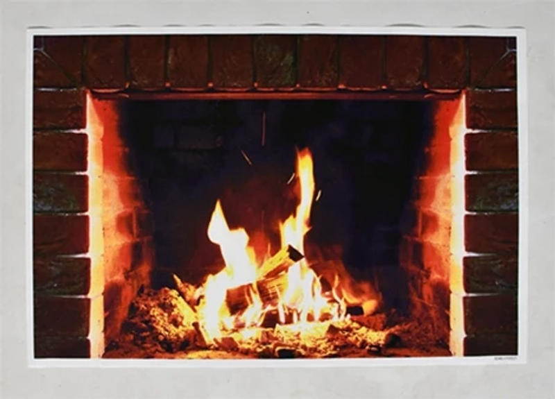 Description Picture 6 of item2024 Christmas Fireplace Photography Backgrounds Custom Flame New Year Home Decoration Photo Booth Photographic Backdrops Props