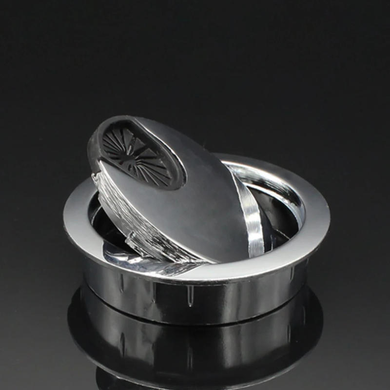 Description Picture 5 of itemCable Hole Cover 50mm/60mm/80mm Metal Grommet Desk Table Cable Tidy Outlet Wire Cover Home Office Computer Desk Cable Organizer