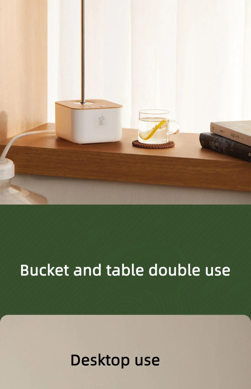 Description Picture 4 of itemNew Intelligent Water Dispenser USB Electric Water Bottle Pump 2 Gear Quantitative Bucket Bottle Dispenser Wireless Pump 2000mAh