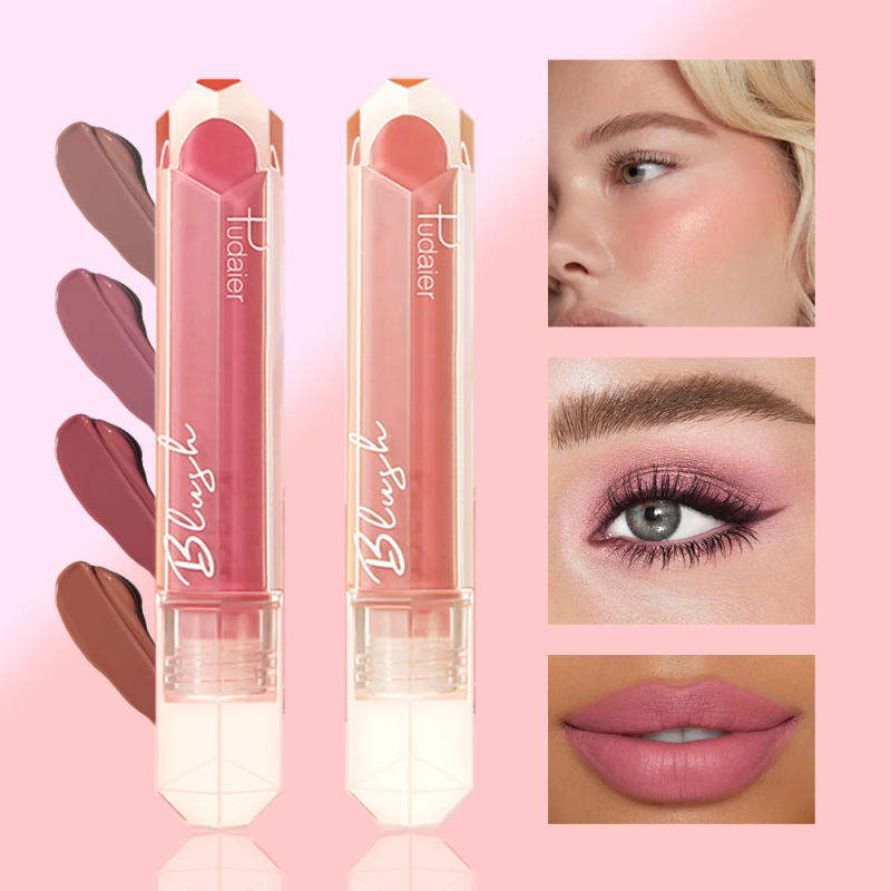 Description Picture 2 of itemMultifunctional soft matte blush, 9 colors available, natural contour blush stick