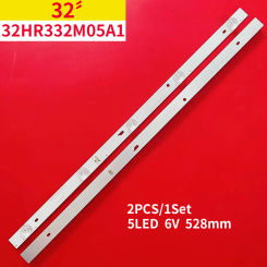 2PCS 5LEDs 6V 527mm For 32" TV CANTV C32KD110 32HR332M05A1 V3