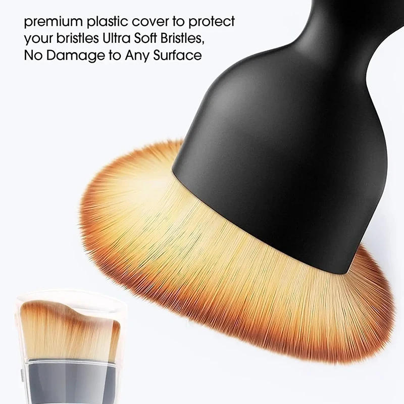 Description Picture 4 of itemCar Interior Cleaning Brush Keyboard Air Conditioner Computer Thick Soft Fur Clean Brushes with Cover Dust Detailing Tools