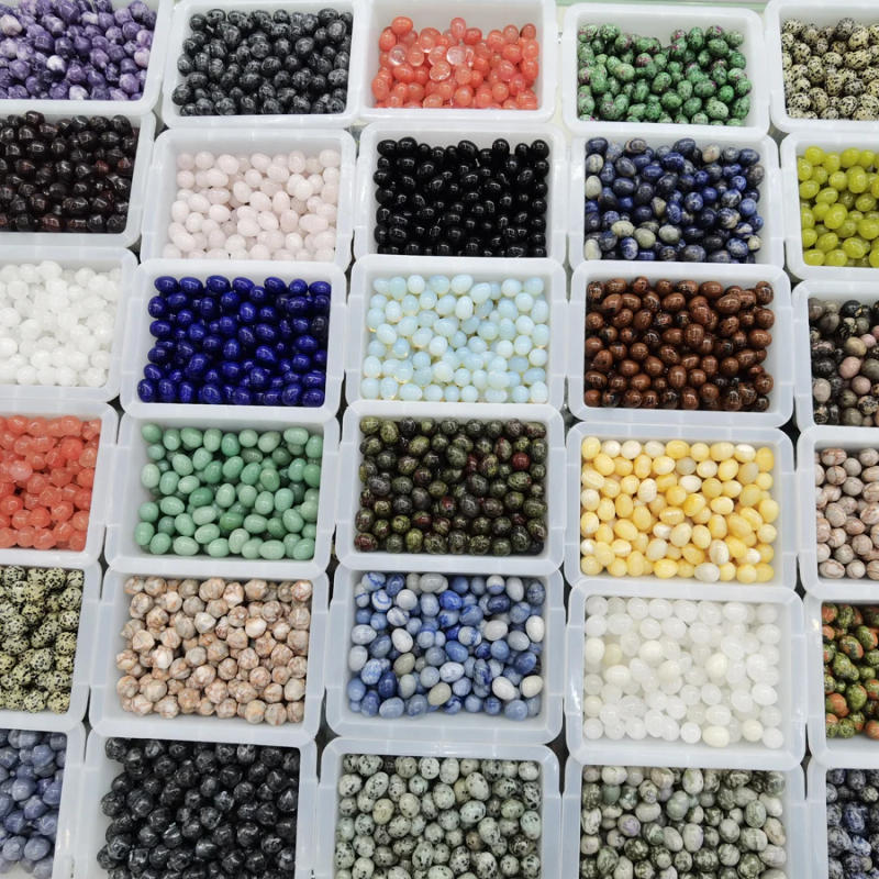 Description Picture 3 of itemNatural Agate Stone Mineral Crystal Ball Egg Quartz Rock Chakra Reiki Healing Room Home Decor Aquarium Decoration Maison Easter