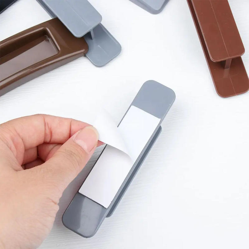 Description Picture 3 of item2Pcs Self-adhesive Door Handle ABS Punch-Free Wardrobe Cabinet Drawer Pull Handle Labor Saving Sliding Glass Window Grip