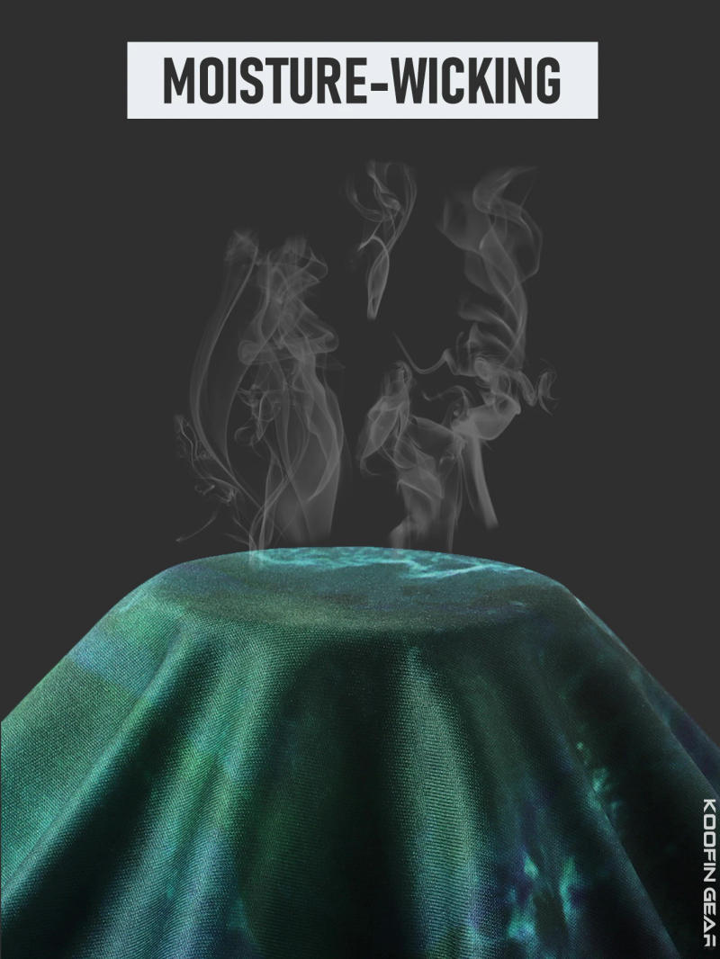 Description Picture 6 of itemMen's Long Sleeve Hoodie Fishing Shirt High Performance Drak Green Fishing Wear Uv Protection Quick Dry Jersey Lightweight