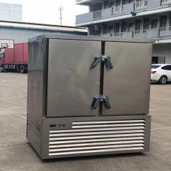 High Efficient 10 trays 15 tray 650l Low Noise Chiller Blast Chiller And Freezer For Potato Meat Food CFR BY SEA