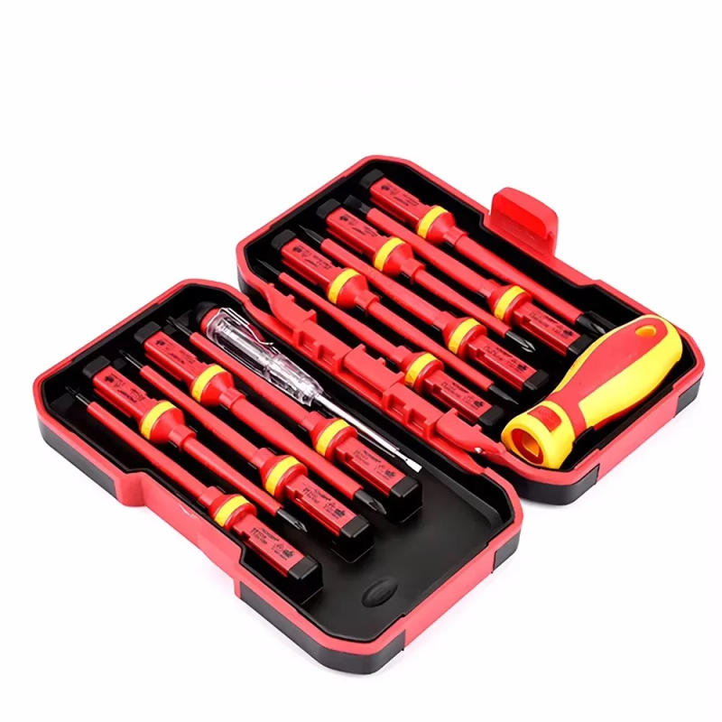 Description Picture 2 of itemElectrician Repair Tools Kit 13pcs 1000V Changeable Insulated Screwdrivers Set with Magnetic Slotted Bits