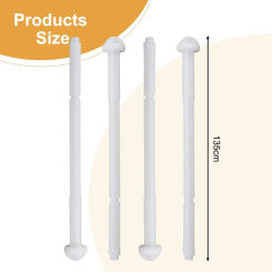 4pc Push Rod Without Screw For GEBERIT For Delta For Twinline Push Rod Presser Bar 240.074.00.1 ABS Flush Rod Set