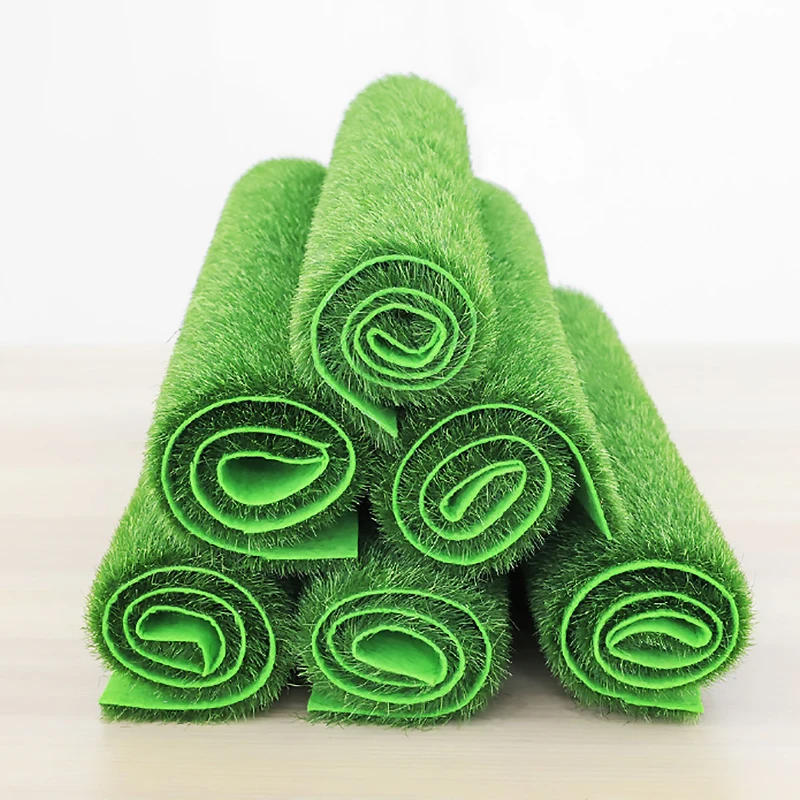 Description Picture 4 of item2PCS Artificial Grass Outdoor Gardening Turf Lawn Synthetic Fake Grass Carpetfaux Micro-landscape DIY Flocking Rug 30*30cm