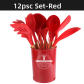 11pcs Red Bucket