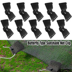 Net Clip Butterfly Type Sunshade  Home Fence Installation Hook Greenhouse Film Sun Shading Net Clamp Outdoor Tent Hang Tongs