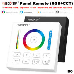 Miboxer B0 2.4G Timming 86Touch Switch Panel Adjust Brightness Dimmer RGB RGBW RGB+CCT For Led Strips/ Panel Lights/Controller
