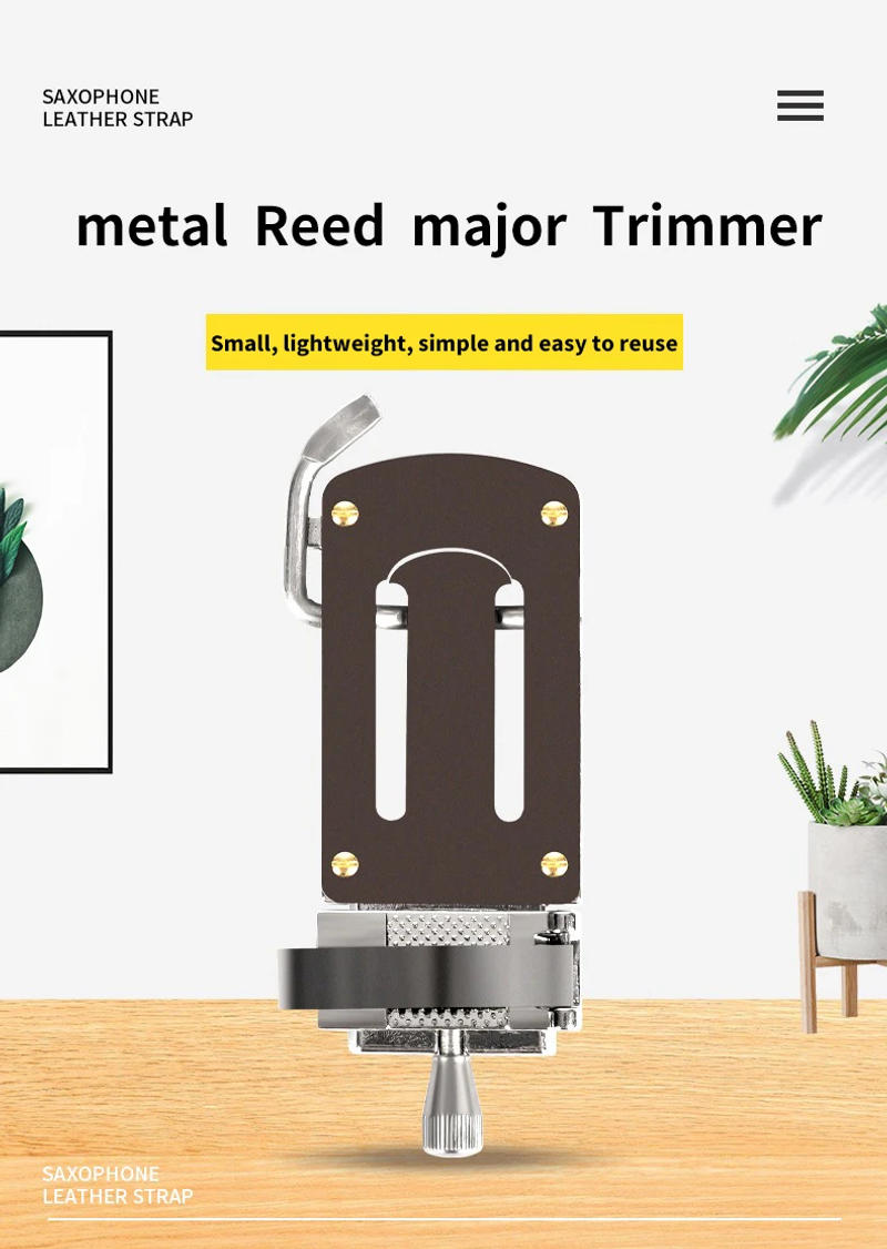 Description Picture 2 of itemQiu Jun Soprano Tenor alto clarinet Saxophone Reed Metal Trimmer