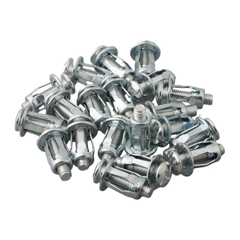 Description Picture 3 of item20 Pieces Expansion Screw Nut Petal Rivet Nut Metal Nut Bolt Hollow Iron Sheet Plastic Plate Furniture Hardware