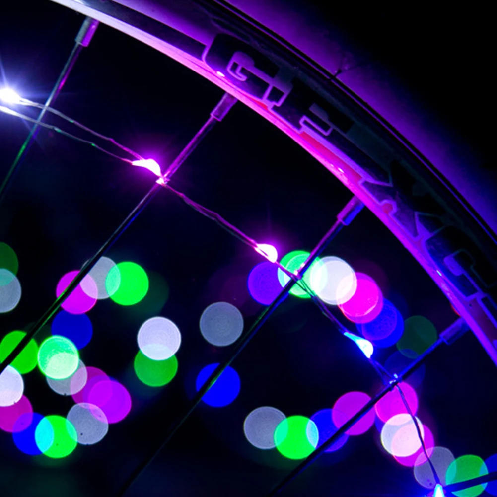 Description Picture 4 of itemBicycle Hot Wheel Lights Mountain Bike Frame Decoration Lights Bicycle Spoke Lights Night Riding Bicycle Wheel Lights Valve Lamp