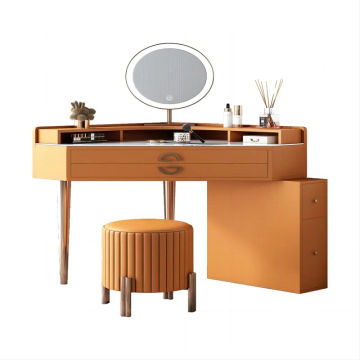 Triangular Dressing Table New Modern Simple Corner Bedroom Storage Integrated Internet Celebrity Slate Dressing Table