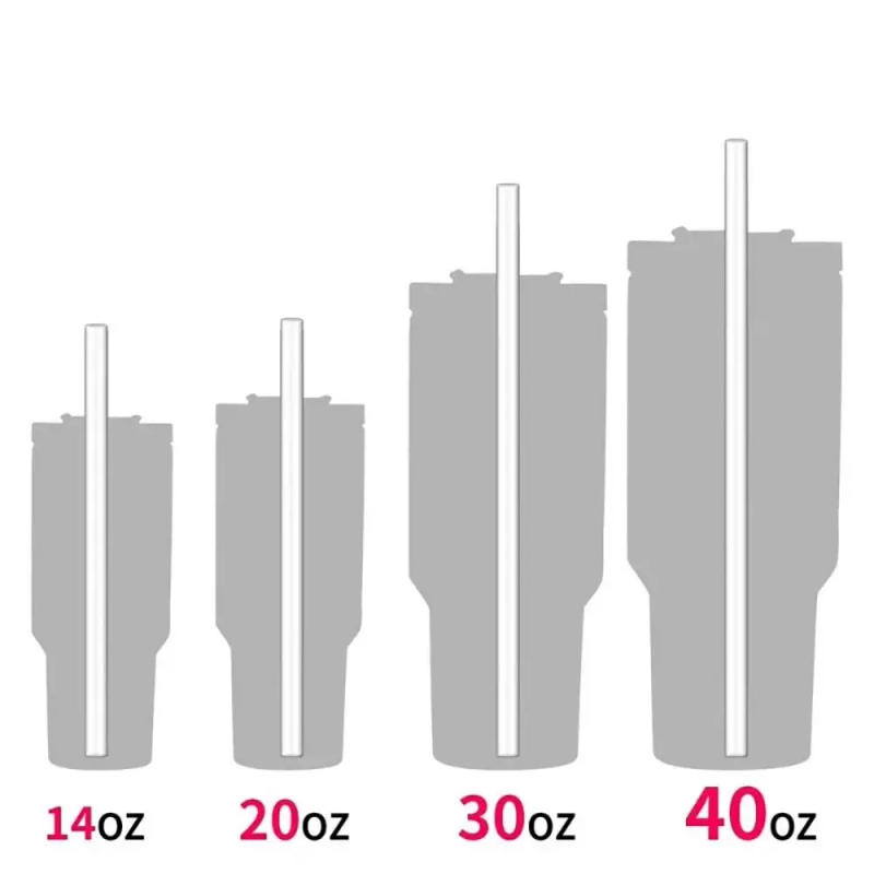 Description Picture 4 of item1Pcs Reusable Stainless Steel Straws Straight Bent Straws Vacuum Tumbler Themos Cup Straw for Stanley 30oz 40oz Tyeso Cup