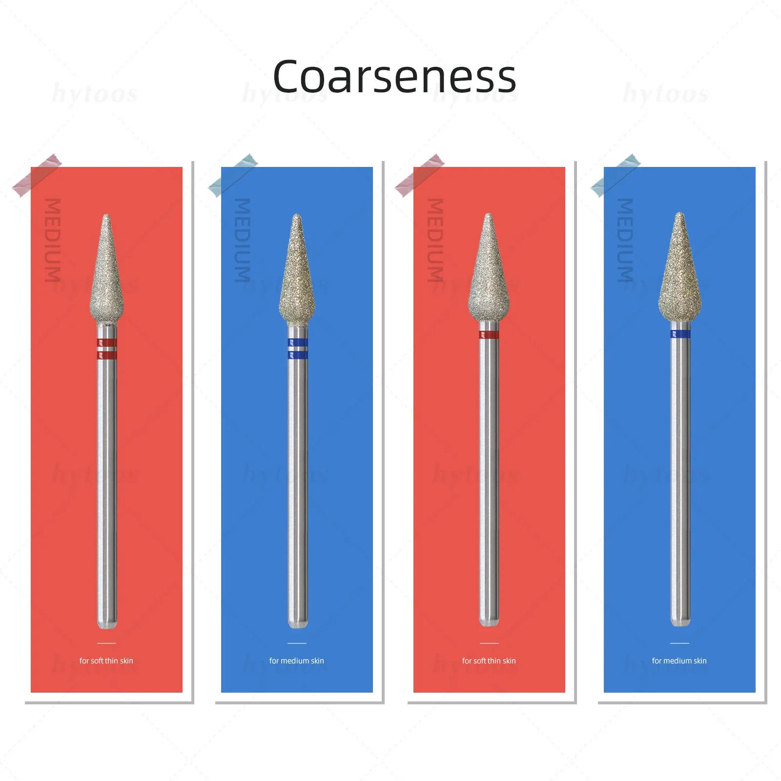 Description Picture 2 of itemHYTOOS 5mm Long Bud Cuticle Clean Nail Drill Bits Russian Diamond Dead Skin Nail Bit Nail Cleaner Accessories Tool