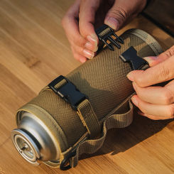 Outdoor Camping Gas Can Protective Cover Hunting Fuel Cylinder Sleeve Anti-Fall Outdoor Tool Accesseries