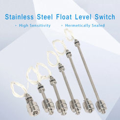 Stainless Steel Float Switch Tank Liquid Water Level Sensor Ball Float Switch Tank Pool Flow Sensors 10W Control Pump