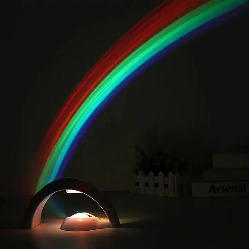 Description Picture 5 of itemAmazing Rainbow Projector Night Light Romantic LED Night Light Couple Birthday Gift Second Generation Rainbow Projection Lamp