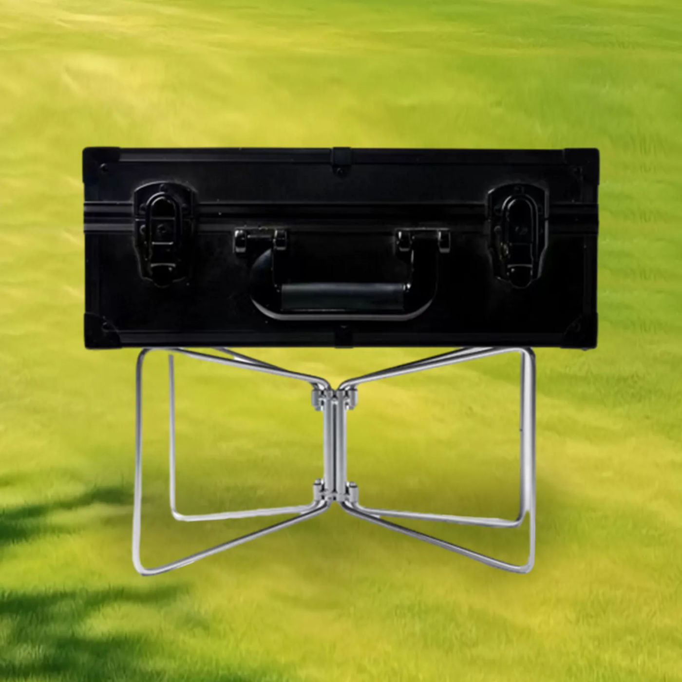 Description Picture 5 of itemCamping Stand Foldable Cooler Stand Portable Ice Bucket Holder Metal with Storage Bag for Patio BBQ Home Picnic Camping Supplies