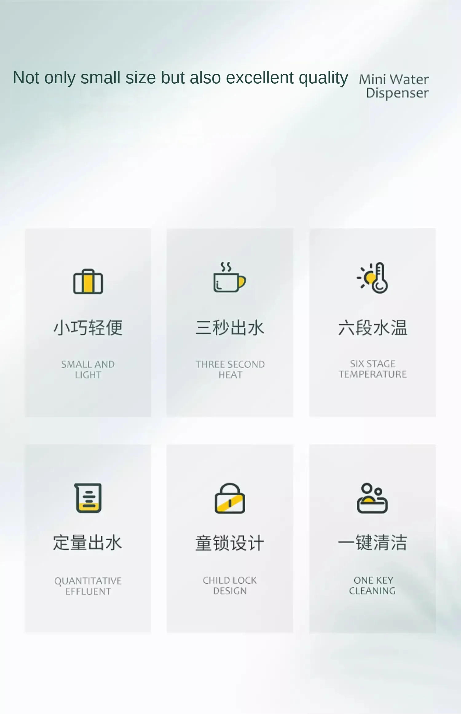 Description Picture 5 of itemInstant Heating 220V Water Dispenser Small Water Fountain Portable Travel Business Trip Water Boiler Heating Electric Kettle