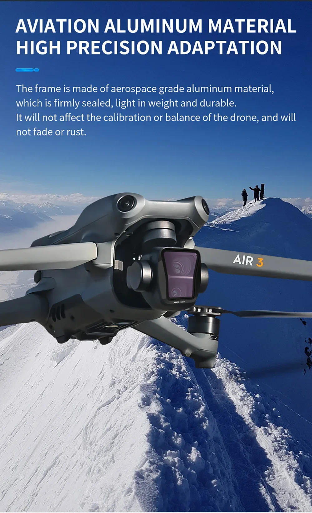 Description Picture 4 of itemDrone Lens Filter For DJI Mavic Air 3 Set UV ND8/16/32/64 Adjustable CPL NDPL Night Gimbal Kit Lens Protector Set Accessories