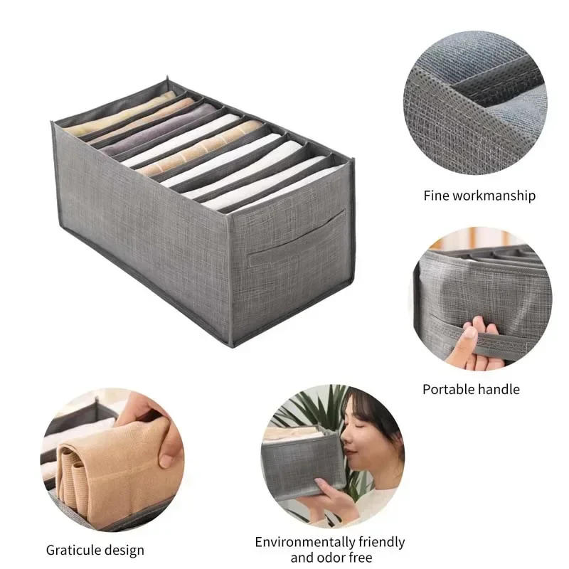 Description Picture 5 of itemUnderwear Organization Drawers Storage Bedroom Cabinet Drawer Socks Bra Clothing Storage Boxes Wardrobe Jeans Organizer