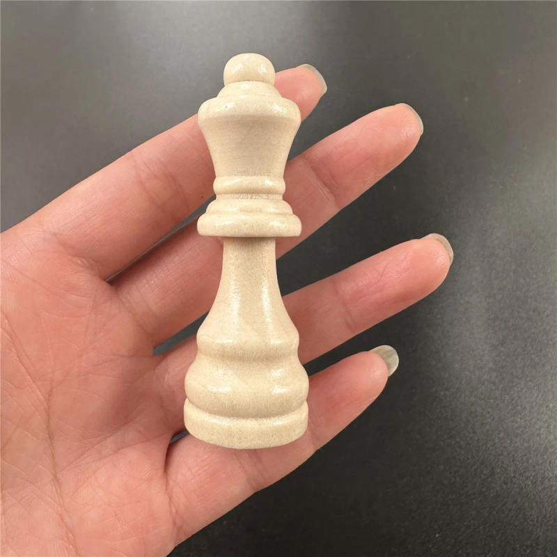 Description Picture 6 of item3inch Chess Pieces New Advanced Solid Wood Pieces Set 32 Pieces Table Puzzle Entertainment Game