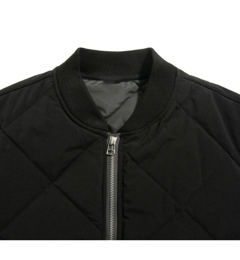 Description Picture 5 of itemThicker Parkas Men Stand Vests Keep Warm Sleeveless Fashionable Teens Outwear High Street Vintage Winter Coats All-match Chic