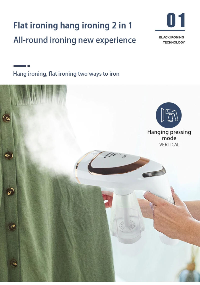 Description Picture 5 of itemFolding And Hanging Ironing Machine For Household Mini Steam Iron 1600W Travel Temperature Regulating Ironing Machine