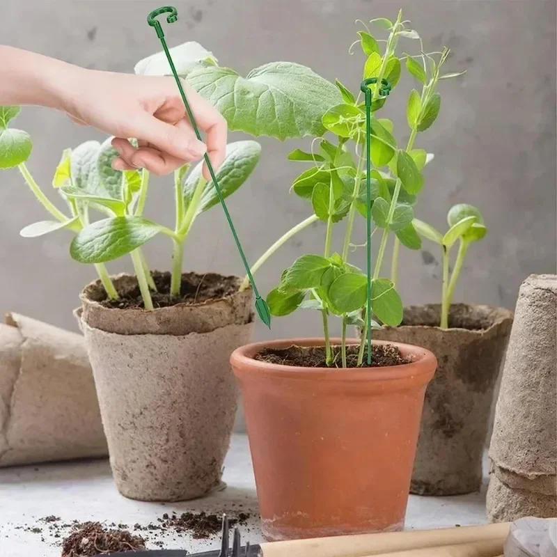 Description Picture 5 of item10/1pcs Plastic Plant Supports Sticks Flower Stand Reusable Protection Fixed Tools Gardening Supplies Vegetable Holder Bracket
