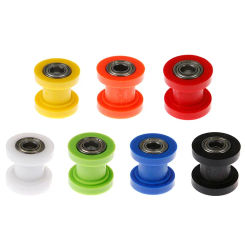 1PC 10mm Chain Roller Slider Pulley Wheel Guide Pit Dirt Bike ATV Tensioner Adjuster