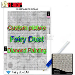 Mystery Fairy Dust Diamond Painting Kit Custom Picture Full Square Diamond Embroidery Cross Stitch FD Diamond Art Home Decor