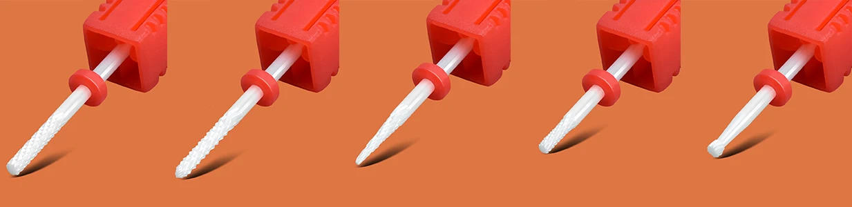 Description Picture 6 of item67 Types Carbide Milling Cutter Ceramic Nail Drill Bit For Electric Manicure Drills Manicure Gel Polish Remover Nail Art Tools