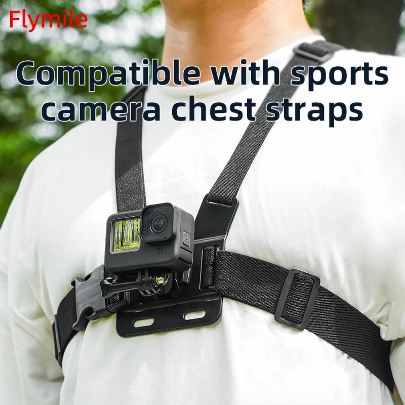 Description Picture 2 of itemFlymile Chest Strap Mount Belt for GoPro Hero 13/12/10 Action 5 Pro Sports Camera Harness Strap Holder POV Video Photographic