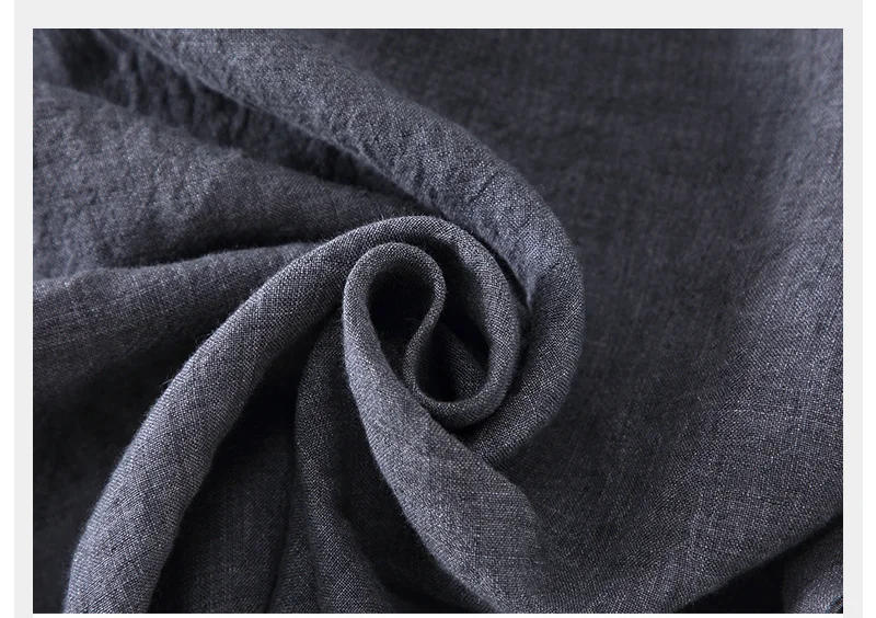 Description Picture 6 of itemVintage Shirt Summer Men Pure Linen Shirts Lazy Style Beach Pullover Top Men Causal Stand Collar Short Sleeve Shirt Breathable