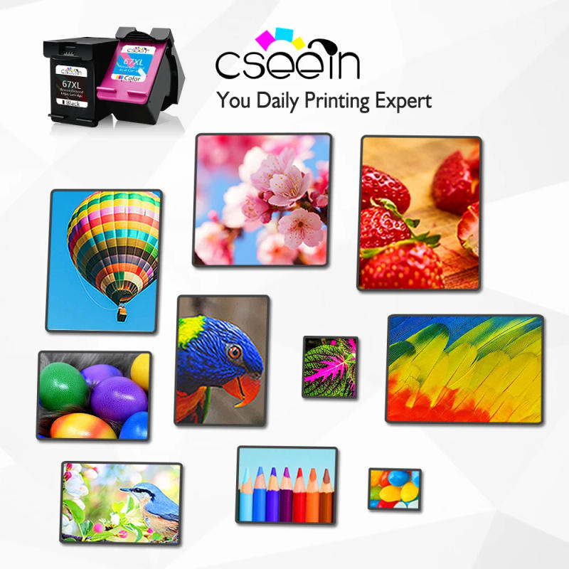 Description Picture 6 of itemALIZEO Ink Cartridge Replacement For HP 67 XL For HP67 Deskjet Plus 4140 4152 4155 4158 1225 2732 2752 1225 Printer