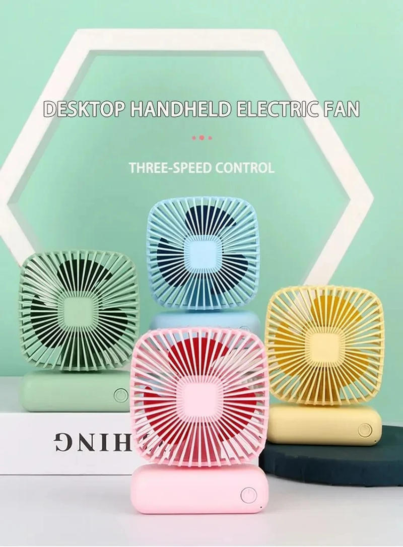 Description Picture 2 of itemDesktop Desktop Small Fan Mini Handheld Usb Three Speed Cool Air Car Home Office Portable Quiet Outdoor Simple Portable Summer