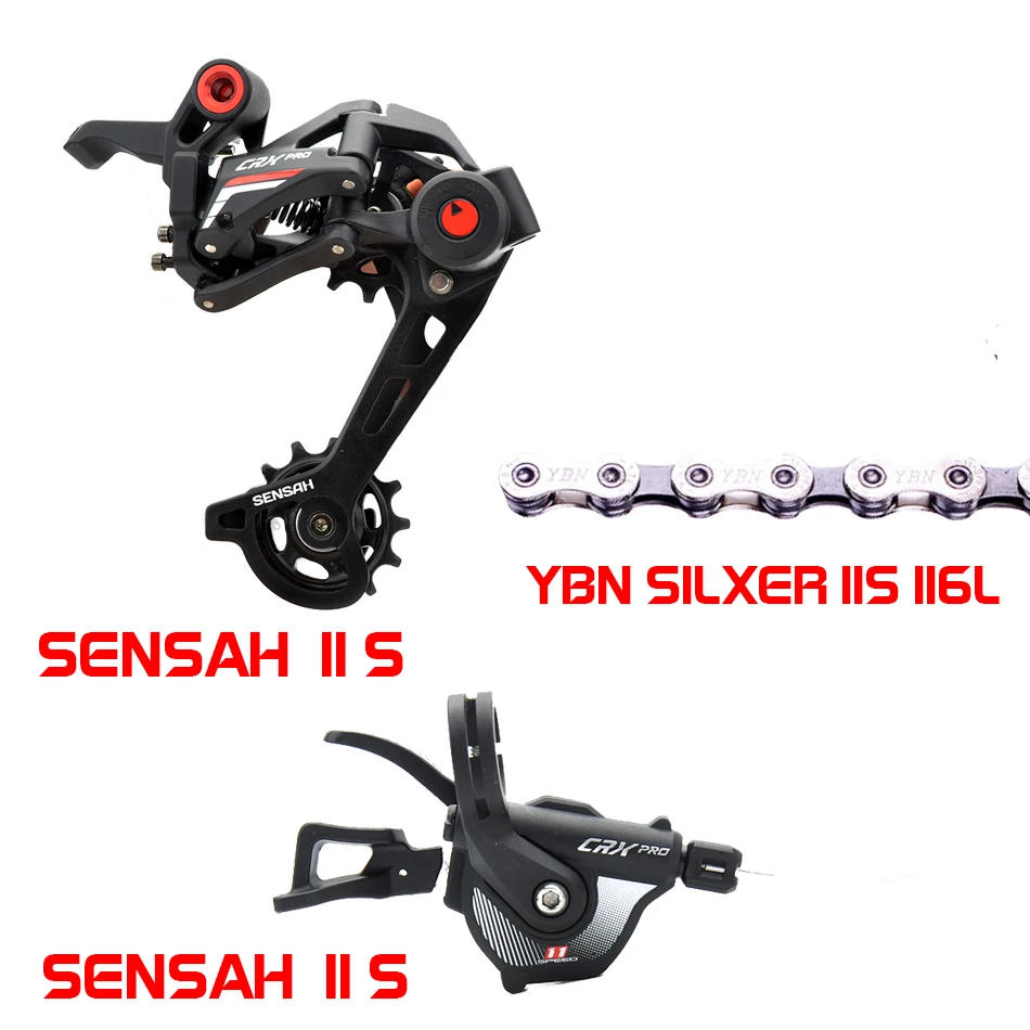 Description Picture 4 of itemSENSAH CRX Pro 11 Speed Trigger Shifters + Rear Derailleurs 46T YBN X10 Chain Groupset Bicycle Accessories Chains and Cassett