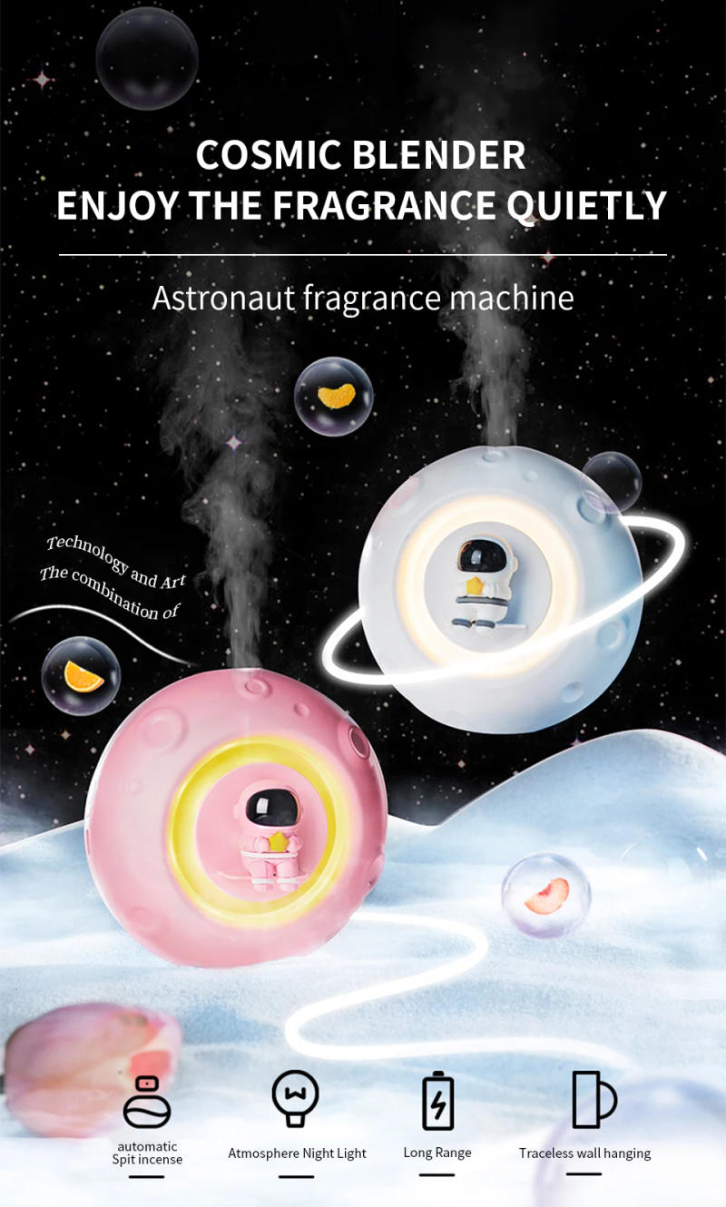 Description Picture 2 of itemAstronaut Night Light Air Humidifier USB Mist Aromatherapy Water Diffuser With Led Light Astronaut Humidificador Lights 2024 New