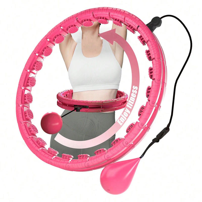 Description Picture 3 of itemWeighted Massage Fitness Circle Hoops Weight Loss Detachable Links ,Exercise Weight Loss Sport Hoop