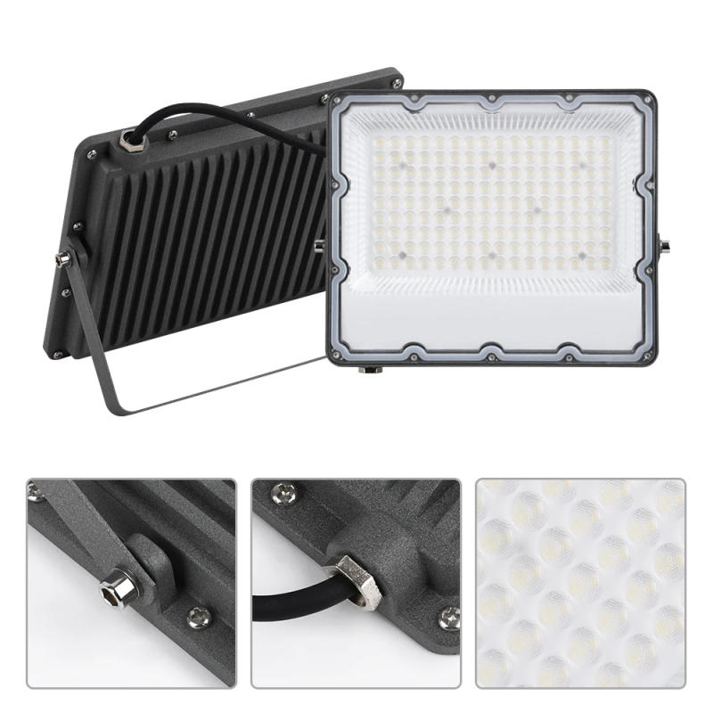 Description Picture 4 of itemLED Flood Light IP66 Waterproof Spotlight Floodlights Outdoor Patio Street Courtyard Garden Street Gate Wall Grey Spot Lighting