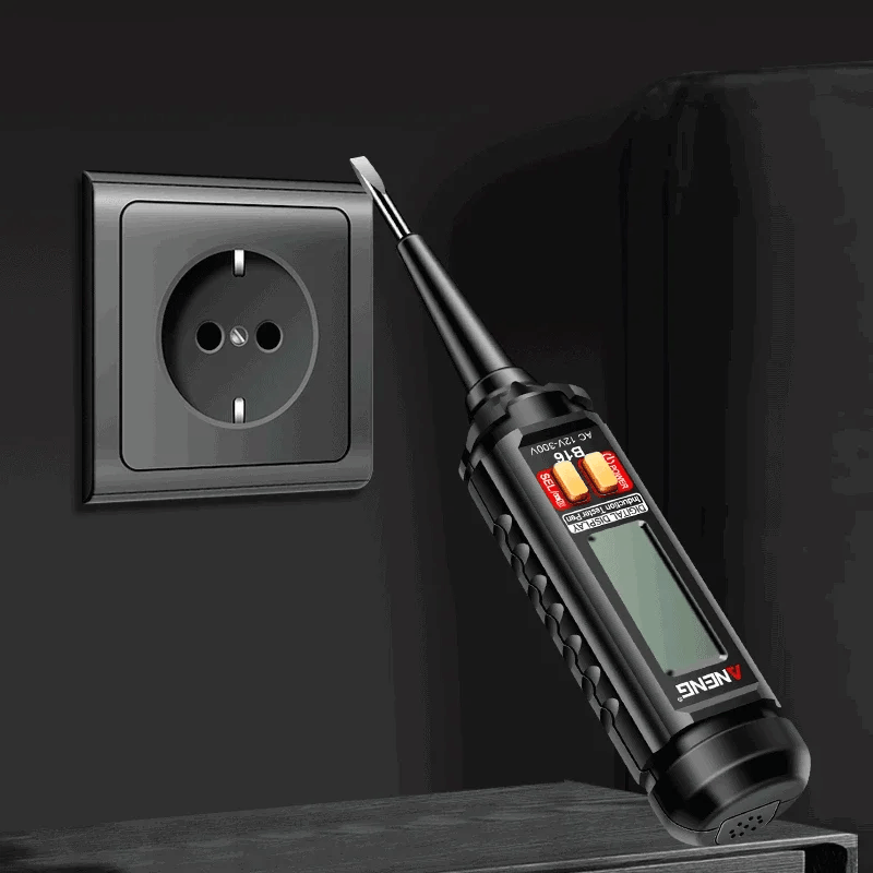 Description Picture 2 of itemANENG B16 Digital Voltage Detector Testers Pen Non-Contact 12V-300V Portable Screwdriver Indicator Voltages Tester Meter Tools