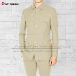 Formal Men Suit Sets Wedding Banquet Groomsman Tailor-made Elegant Outfits Homecoming Classic Male Blazer Pants Two Pieces