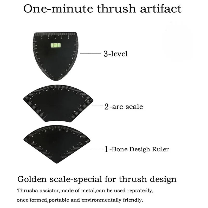 Description Picture 3 of itemStainless Steel Drawing Eyebrow Design Ruler for Tattoo Makeup Beginners Fast EyeBrow Drawing Auxiliary Tool Tattoo Accessories