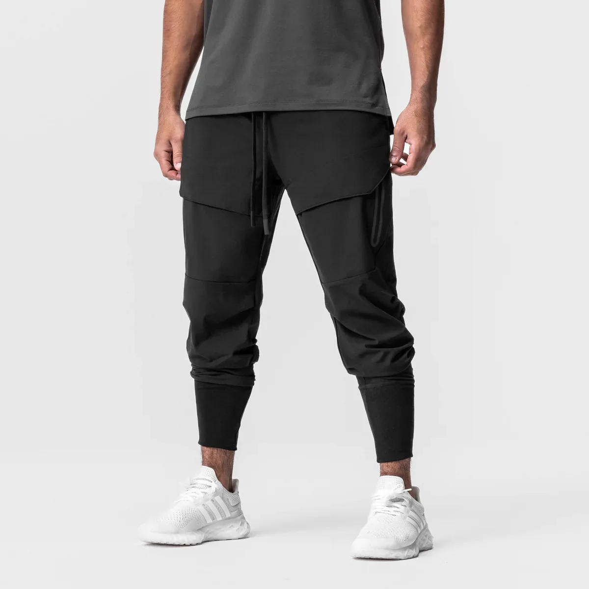Description Picture 4 of item2024 New Jogger Fitness Sport Pants for Men Streetwear Outdoor Casual Training Trousers Men Multi-pockets Cargo Pants Sweatpants