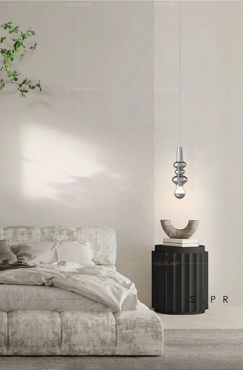 Description Picture 4 of itemNordic Creativity Pendant Lights Cream Style Interior Decoration Hanging Lamp Bedroom Bedside Study Parlor Indoor LED Luminaries