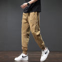 New Work Pants Men's Washed Pure Cotton Casual Pants Men's